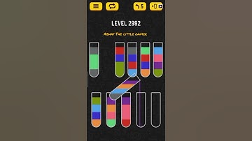Water sort puzzle level 2992