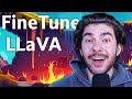 How to finetune llava model from your laptop