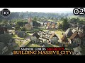 The first winter  manor lords megacity  hardmode challenge medieval city builder part 02