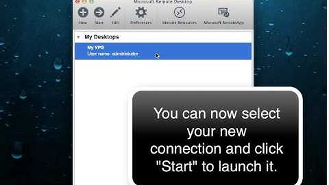 How to Connect to a Windows VPS from a Mac