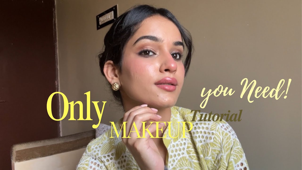 Minimal Makeup Look 🪕🤎|| Step by Step - YouTube