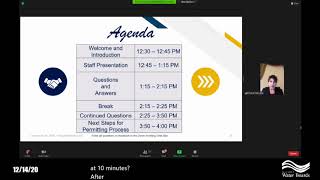 Public Workshop Statewide Construction Stormwater General Permit Reissuance   December 14, 2020