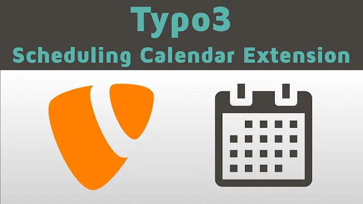 Typo3 Scheduling Calendar Extension