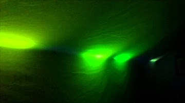 Simulated aurora on my bedroom ceiling using Arduino