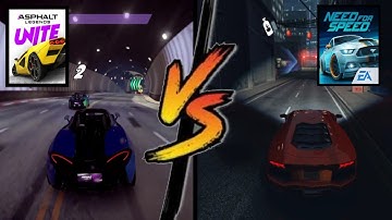 ASPHALT LEGEND UNITE VS NEED FOR SPEED NO LIMITS COMPARISON GAMEPLAY || WHICH ONE BEST 🤔?