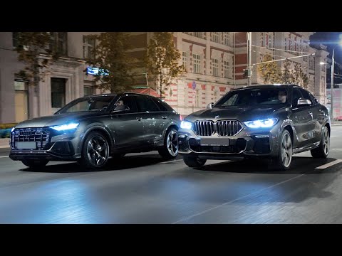 Audi SQ8 vs BMW X6 M50D. Дизельные монстры