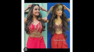All nagin🐍 and cute doll💃 same dress 👗 and look 🤩#shorts #ytshorts