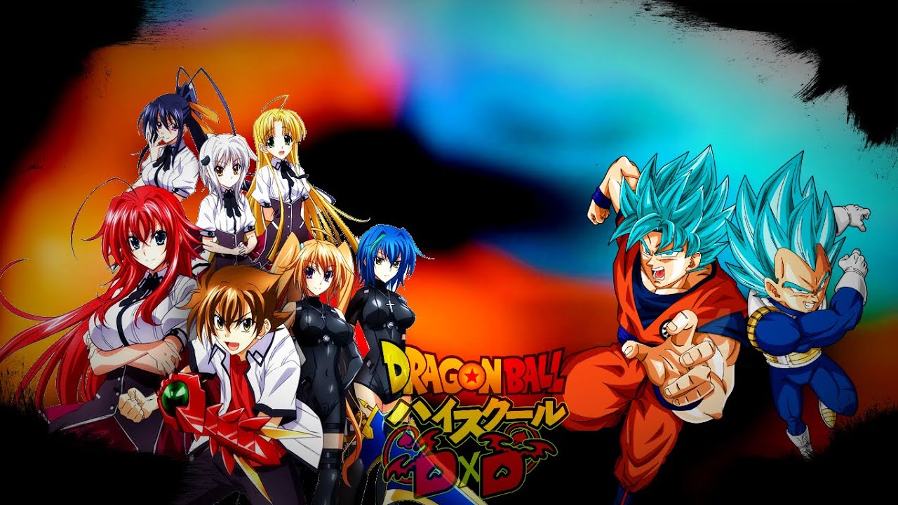 Que hubiera pasado si Goku y Vegeta caian en High School DxD