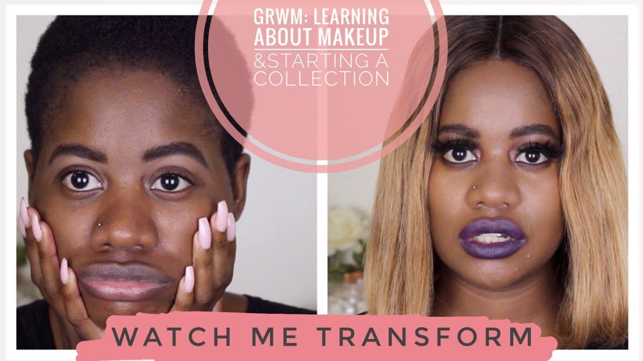 WATCH ME TRANSFORM ( LEARNING ABOUT MAKEUP & STARTING A COLLECTION ...