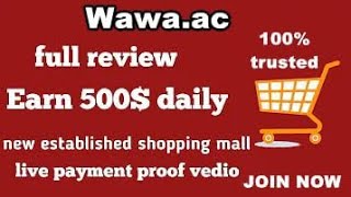 Join wawa now to register and earn 70TRX and withdraw your winnings in seconds; Verified