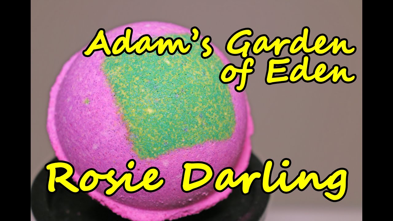 Adam's Garden of Eden Rosie Darling Bath Bomb DEMO Underwater View Review YouTube