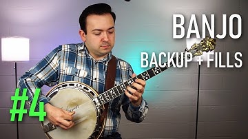Bluegrass Banjo Lesson | Backup and Fill Licks #4
