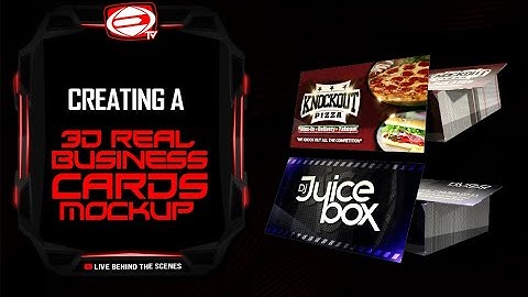 Creating 3D Realistic Business Cards