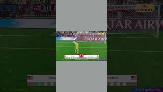Malaysia Vs USA | EPIC PENALTY DRAMA | World Cup 2026 | PES 21 Simulation #shorts