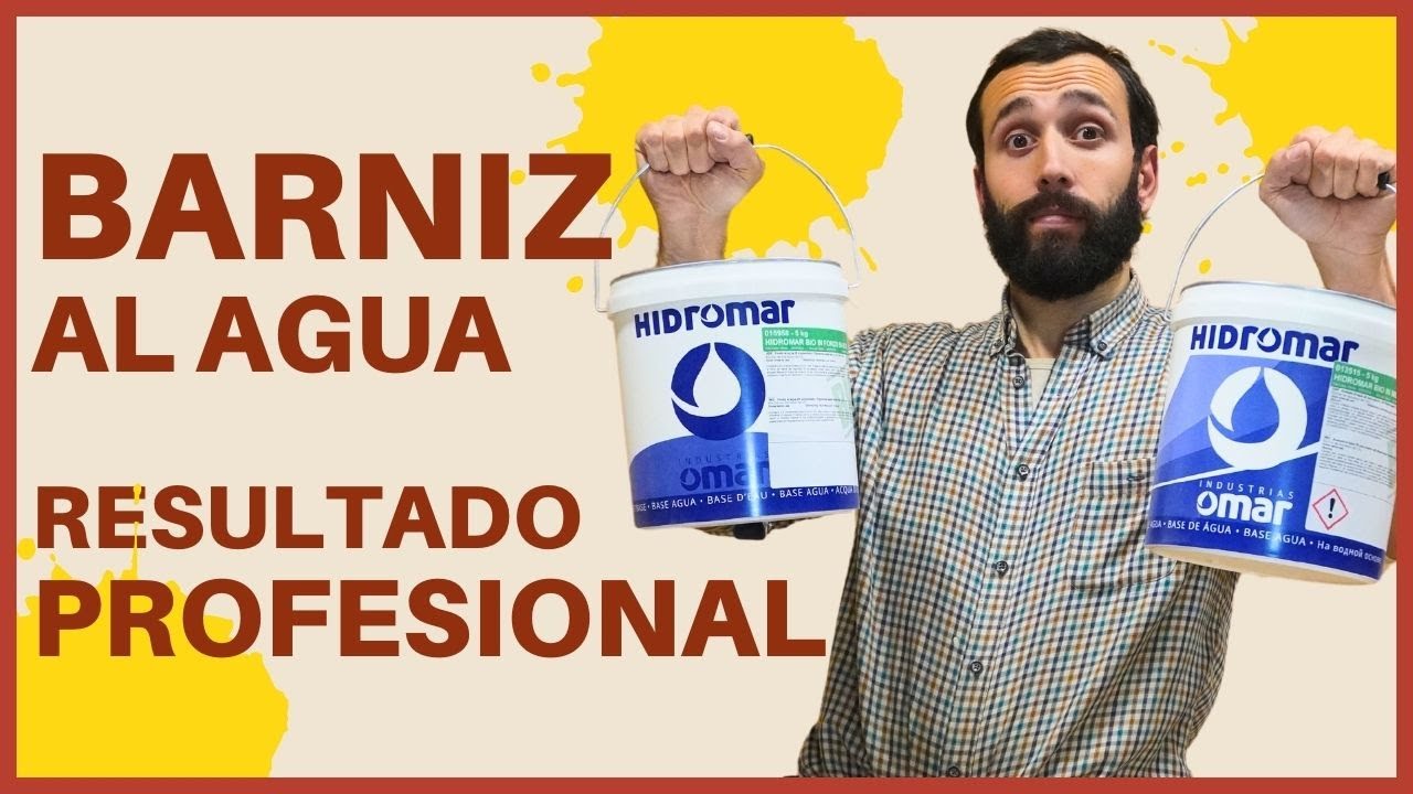 Barniz al Agua para Madera [Acabados de Alta Calidad] 