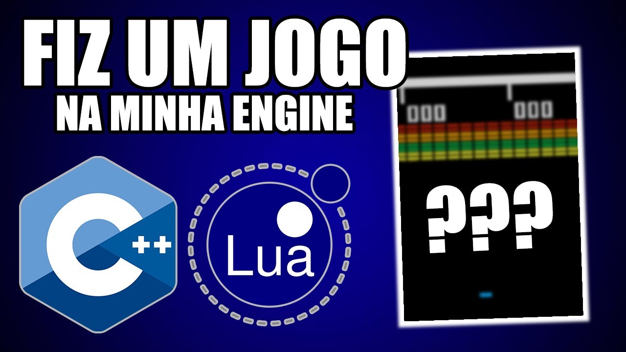 FIZ UM JOGO NA MINHA GAME ENGINE EM C++ COM LUA SCRIPTING - YouTube