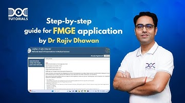 How to fill FMGE Application Form | How to fill FMGE Online Application Form | how to apply for FMGE