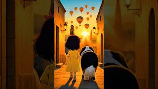 She Ran… Then Slowed Down to Feel the Moment ✨ #anime #ghibli #asmr #cappadocia