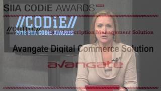 2016 SIIA CODiE Awards Winner AvangateDigital