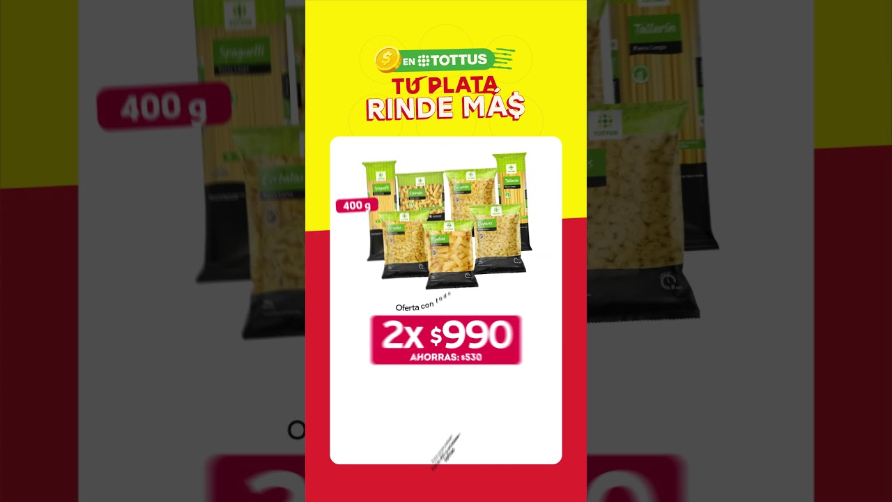 No dejes pasar estas oportunidades 💸 porque con estas ofertas, en Tottus tu plata rinde M&Aacute;S