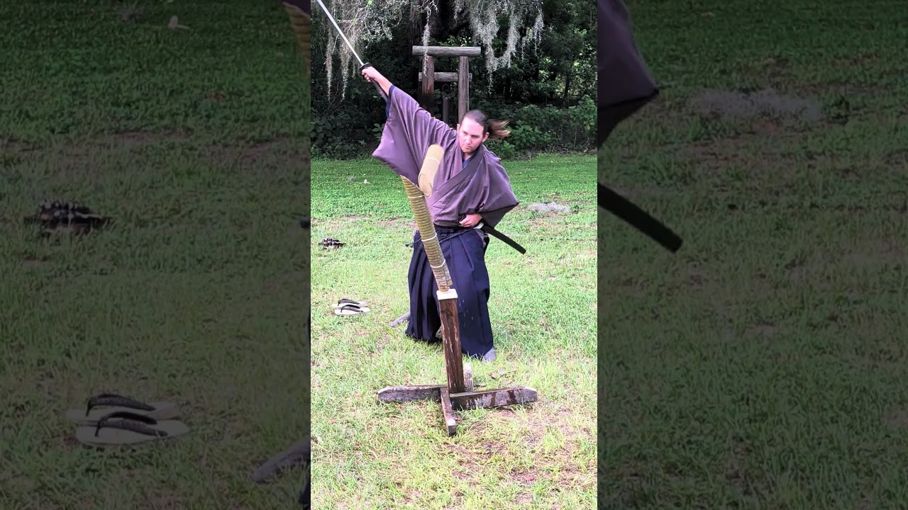 working on sho hatto shizan. #floridabudokan #battodo #iaido