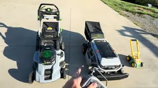 Mowrator vs EGO push mower