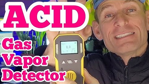 Acid Gas Vapor Detector (Acetic, HF, Sulfuric, Hydrofluoric, Nitric, Peracetic, Formic Acid)