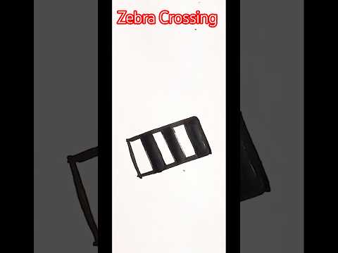 Zebra Crossing Drawing Easy For Kids