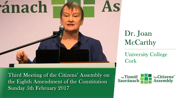 Dr. Joan McCarthy, UCC, Presenting the Pro-choice ...