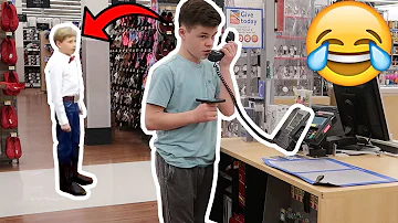 PLAYING THE YODELING KID ON THE WALMART INTERCOM!