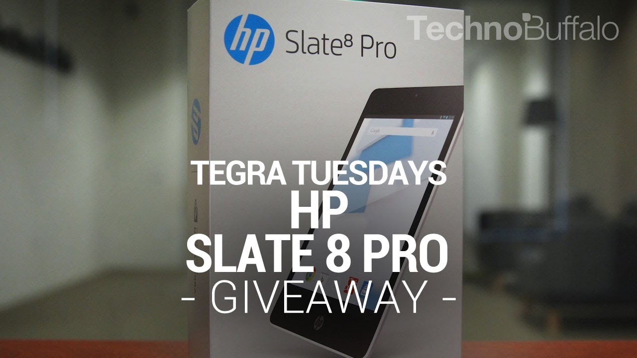 Tegra Tuesday Giveaway: HP Slate 8 Pro