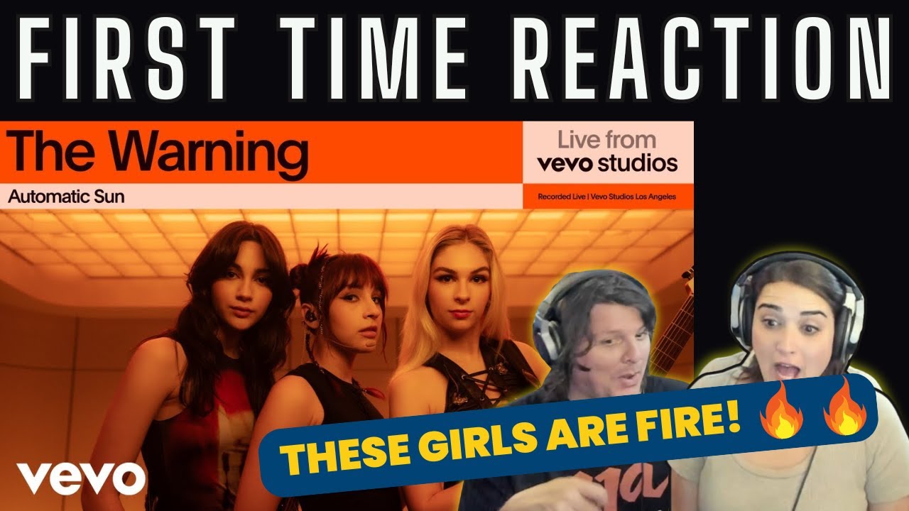 THE WARNING - Automatic Sun | FIRST TIME COUPLE REACTION | Proud Mexican Metal Band