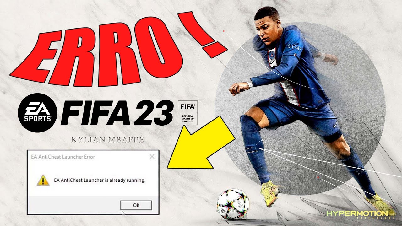 o EA AntiCheat Service Encontrou um erro. Reinicie o jogo (FIFA 23) 