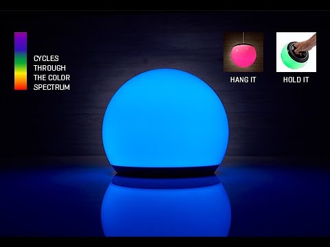 Orb - Portable Wooden LED Lantern - For Light Sleepers