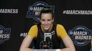 Iowa in Sweet 16: Caitlin Clark, Gabbie Marshall, Kate Martin press conference before Colorado game