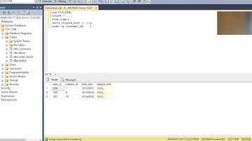 Is Null or Is Not Null