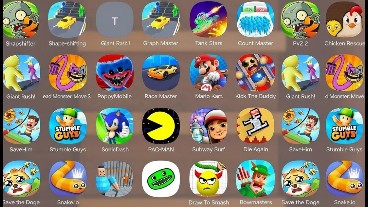 Roblox,Poppy Playtime 4,BARRY'S PRISON RUN,Grumpy Gran,Hide In The Backroom,Save The Dog,Heros