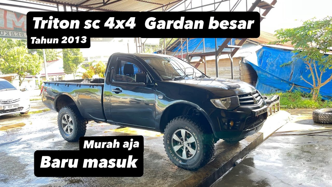 Triton single cabin 4x4 super original