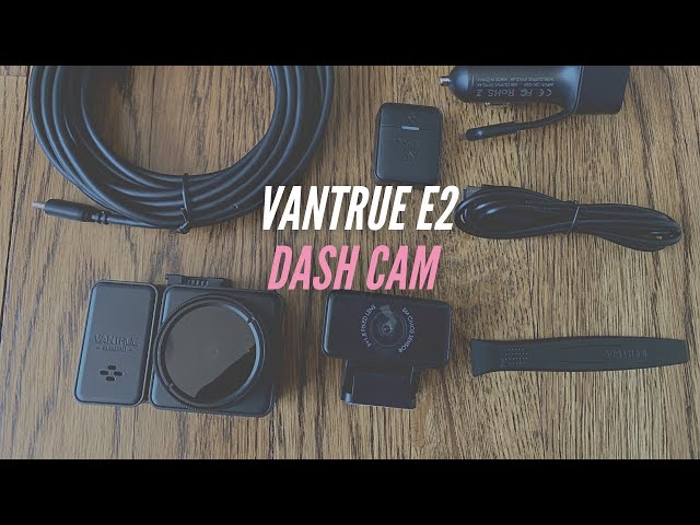 Vantrue E2 Dual 2.5K Front and Rear Dash Cam