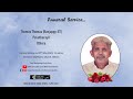 Funeral service live streaming of thomas thomas kunjappy87 pavutharayil othera