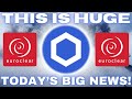 Huge chainlink link news out today  trillions coming
