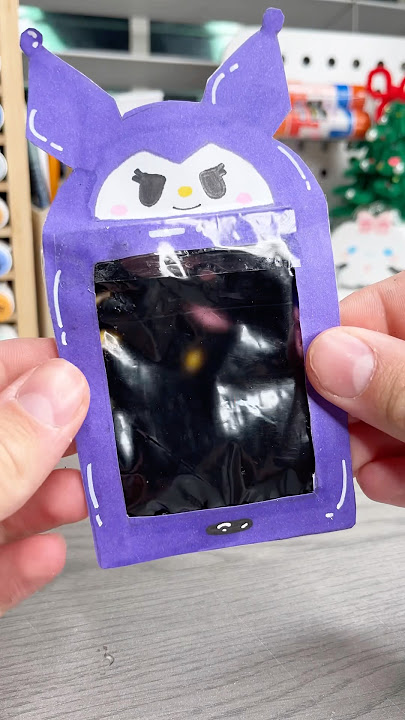 💜Cute diy kuromi drawing!? #diy #kuromi #sanrio #papercraft #cutecrafts #crafts #craft #cute