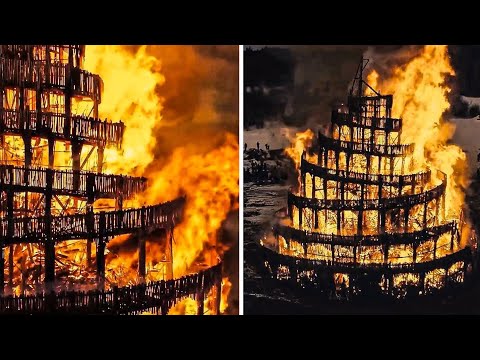 Russian Artist Creates "Tower of Babel"