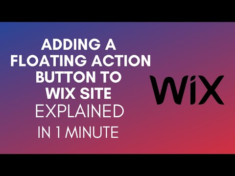 How To Add A Floating Action Button To Your WIX Site (2025)