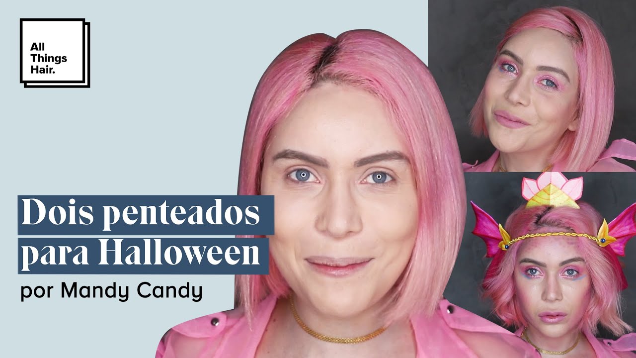 Qual vc mais gostou? 👀👻 #halloween #penteados #cabelo