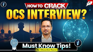 Top Secrets to Clear OCS Interview | Expert Guidance by Sibasankar Hazra Sir | OPSC StudyIQ