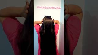 Perfect Bun in Seconds ⏱️ Hair Stick Hack ⭐#shorts #hairstyle #hair #haircare #fyp