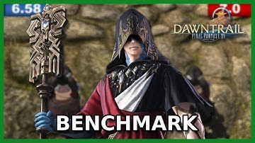 Testing FINAL FANTASY XIV: DAWNTRAIL Benchmark | 2K Quality + Character Creation