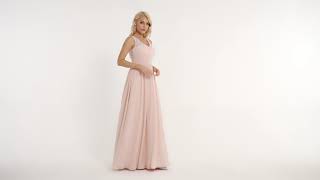 Cicinia Valerie A-Line V Neck Straps Chiffon Bridesmaid Dresses