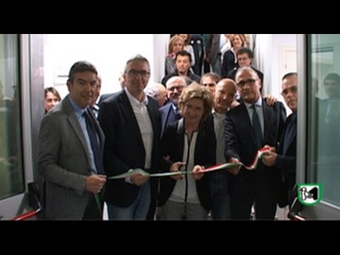 L'inaugurazione della nuova sede dell'Asur in via Oberdan ad Ancona.